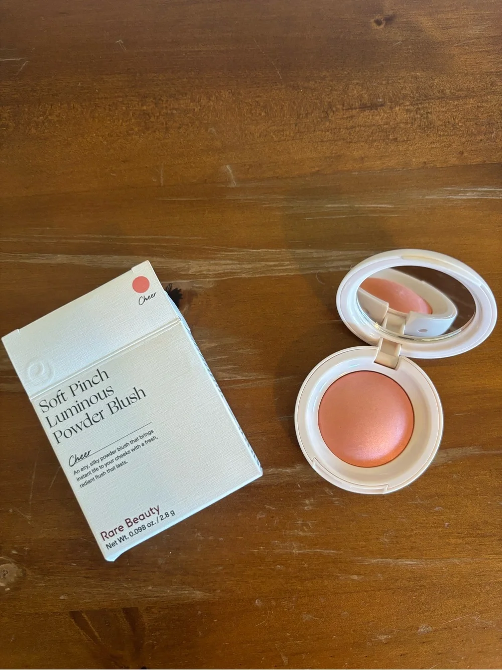 Rare Beauty Soft Pinch Luminous Powder Blush — Cheer (Pink)